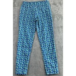 Soft Surroundings Small Super Stretch Ditsy Flowers Floral Leggings Ponte‎ Pants